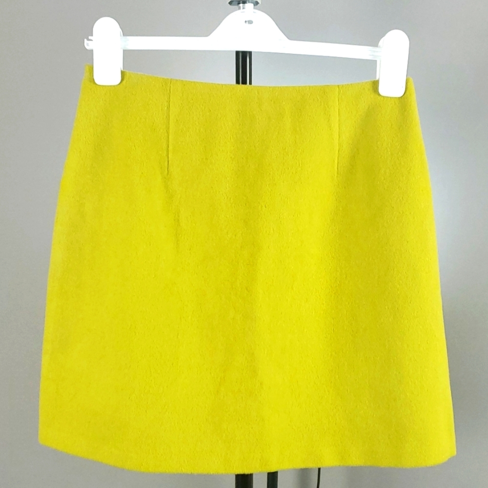 Henri Bendel New York Mini Skirt, Sz 8 100% Wool,Made in USA - Picture 1 of 5